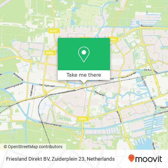 Friesland Direkt BV, Zuiderplein 23 Karte