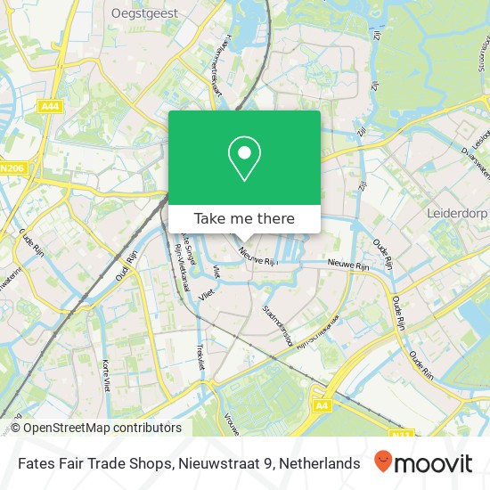 Fates Fair Trade Shops, Nieuwstraat 9 Karte