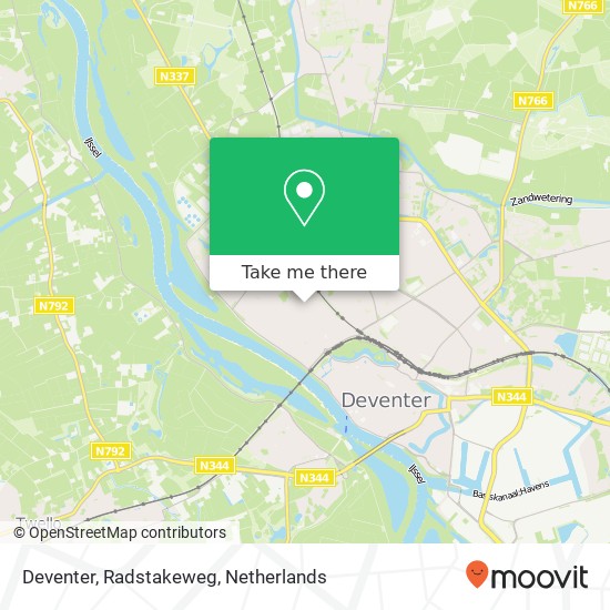Deventer, Radstakeweg map