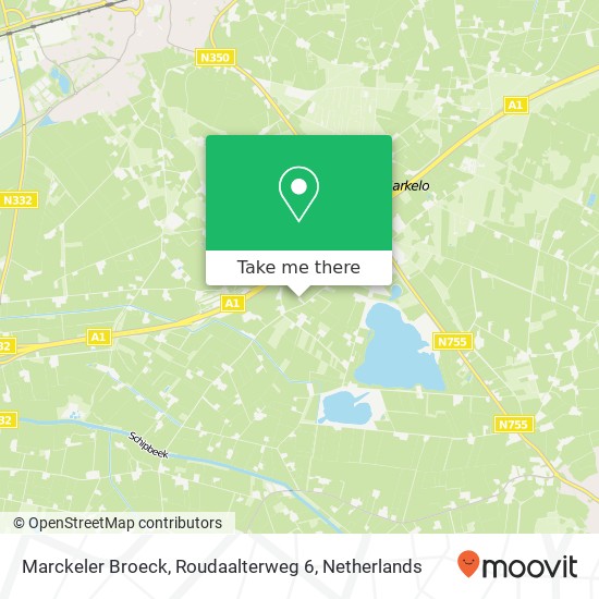 Marckeler Broeck, Roudaalterweg 6 map