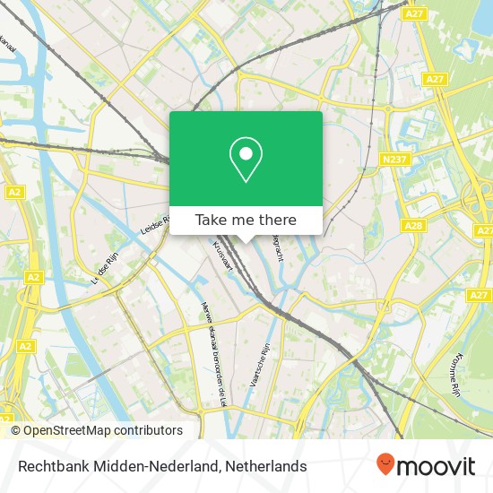 Rechtbank Midden-Nederland Karte