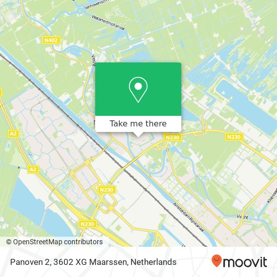 Panoven 2, 3602 XG Maarssen map