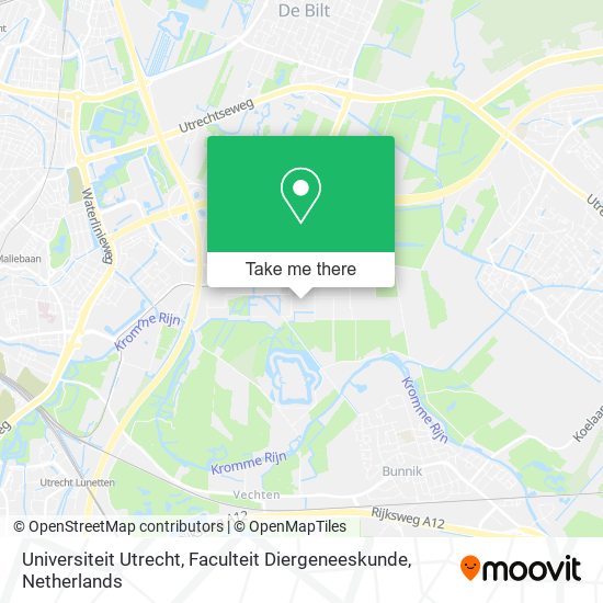 Universiteit Utrecht, Faculteit Diergeneeskunde Karte