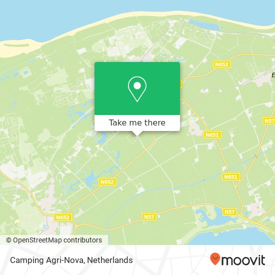 Camping Agri-Nova map