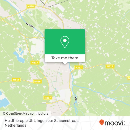 Huidtherapie Ulft, Ingenieur Sassenstraat map