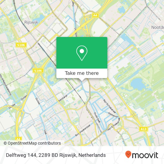 Delftweg 144, 2289 BD Rijswijk map