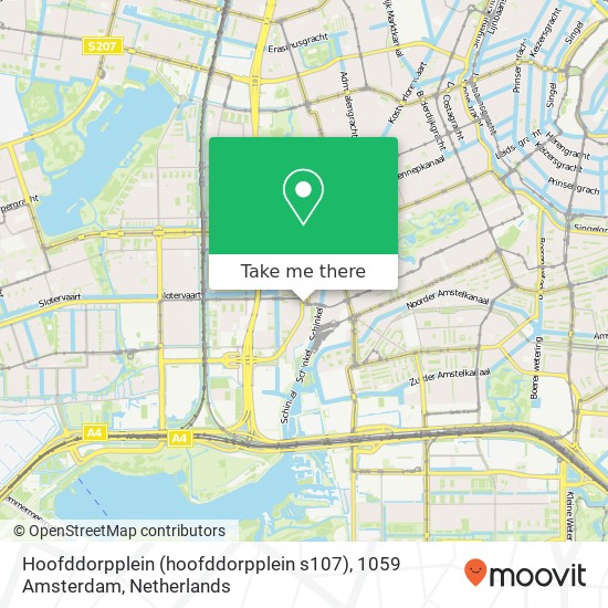 Hoofddorpplein (hoofddorpplein s107), 1059 Amsterdam map