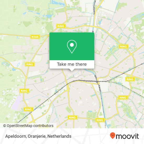 Apeldoorn, Oranjerie Karte