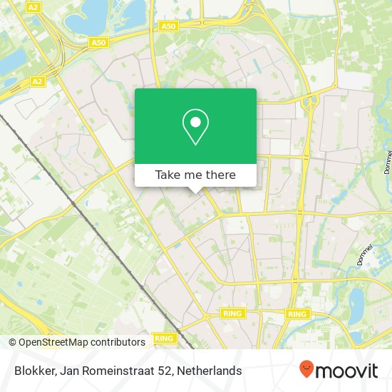 Blokker, Jan Romeinstraat 52 map