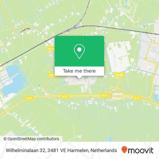 Wilhelminalaan 32, 3481 VE Harmelen map