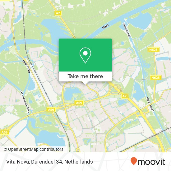Vita Nova, Durendael 34 map