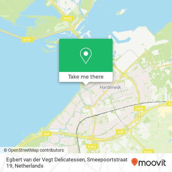 Egbert van der Vegt Delicatessen, Smeepoortstraat 19 map