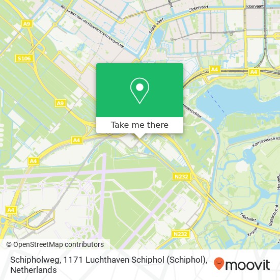 Schipholweg, 1171 Luchthaven Schiphol map