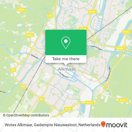 Wotex Alkmaar, Gedempte Nieuwesloot map