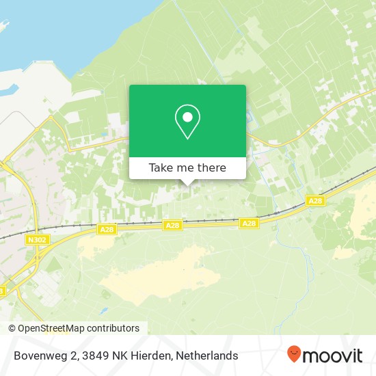 Bovenweg 2, 3849 NK Hierden map