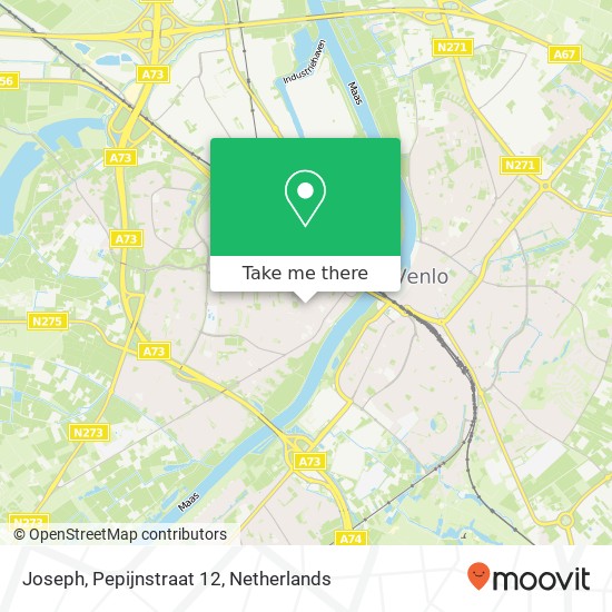 Joseph, Pepijnstraat 12 map