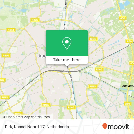 Dirk, Kanaal Noord 17 map