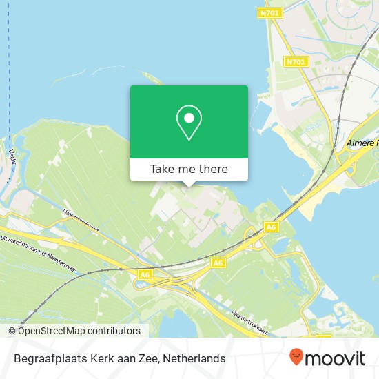 Begraafplaats Kerk aan Zee Karte