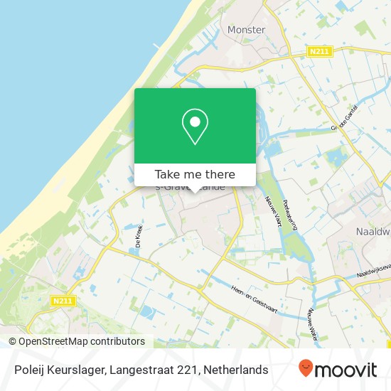 Poleij Keurslager, Langestraat 221 map