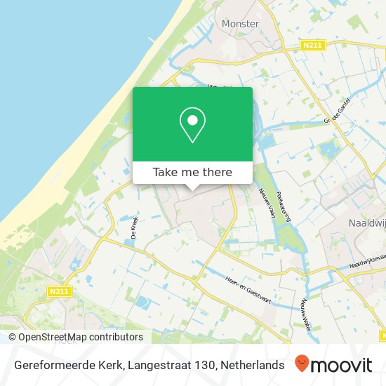 Gereformeerde Kerk, Langestraat 130 Karte