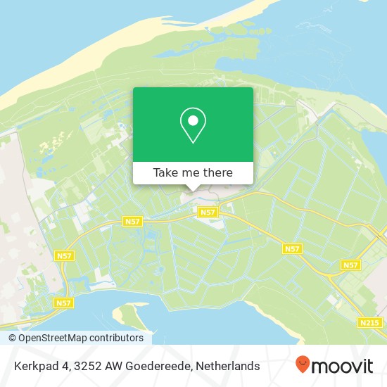 Kerkpad 4, 3252 AW Goedereede Karte