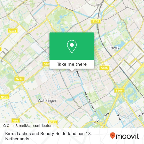 Kim's Lashes and Beauty, Reiderlandlaan 18 Karte