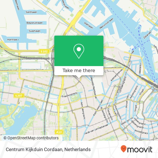 Centrum Kijkduin Cordaan map