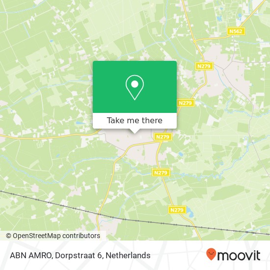 ABN AMRO, Dorpstraat 6 map