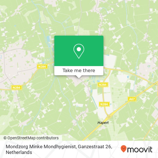 Mondzorg Minke Mondhygienist, Ganzestraat 26 map