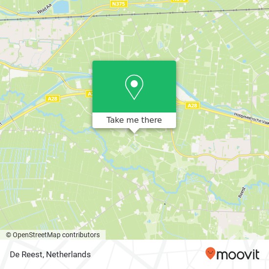 De Reest map