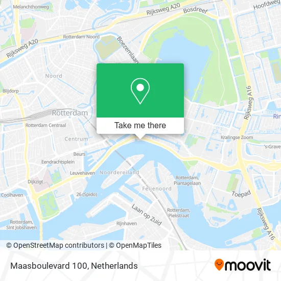 Maasboulevard 100 map