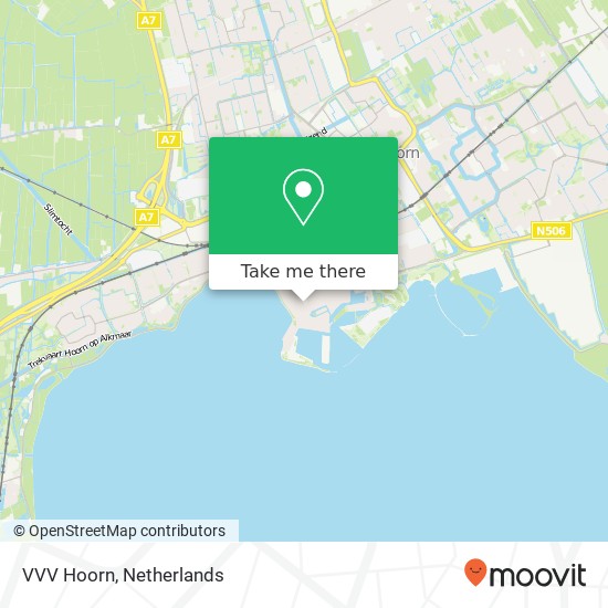 VVV Hoorn map