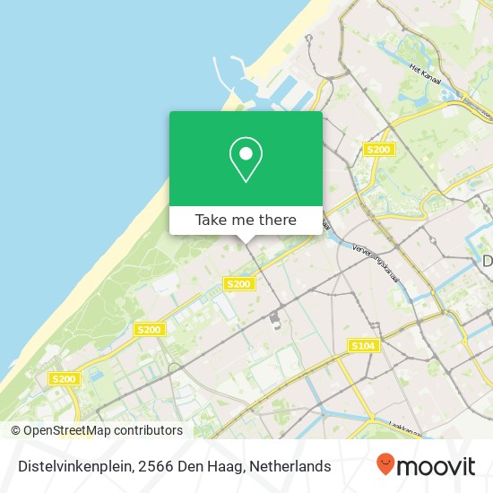 Distelvinkenplein, 2566 Den Haag map