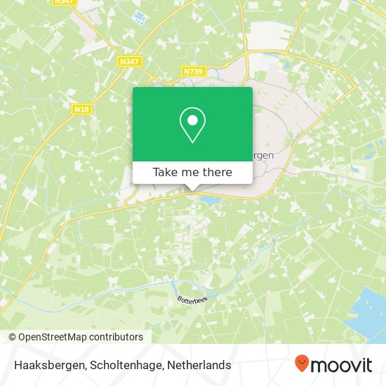 Haaksbergen, Scholtenhage Karte