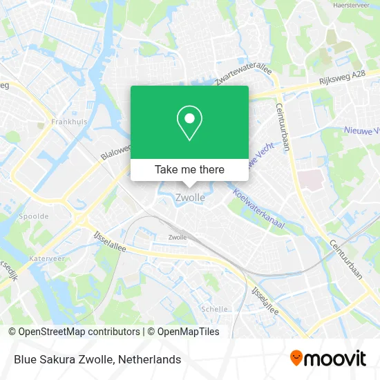 Blue Sakura Zwolle map