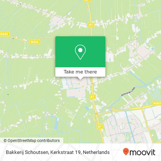 Bakkerij Schoutsen, Kerkstraat 19 map