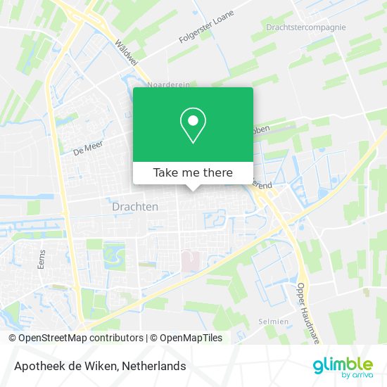 Apotheek de Wiken map