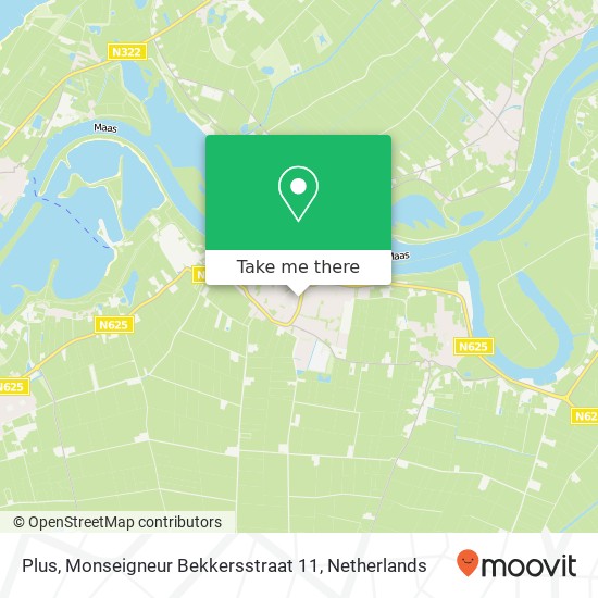 Plus, Monseigneur Bekkersstraat 11 map