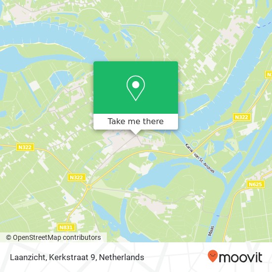 Laanzicht, Kerkstraat 9 map
