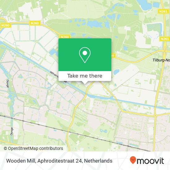 Wooden Mill, Aphroditestraat 24 map