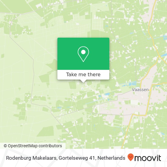 Rodenburg Makelaars, Gortelseweg 41 map
