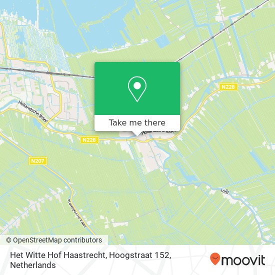 Het Witte Hof Haastrecht, Hoogstraat 152 map