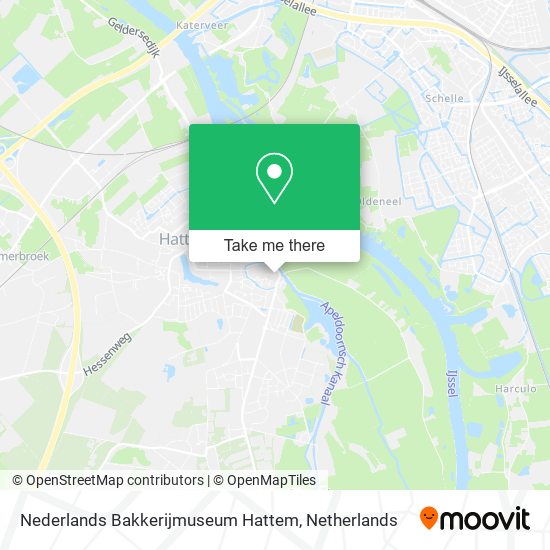 Nederlands Bakkerijmuseum Hattem map