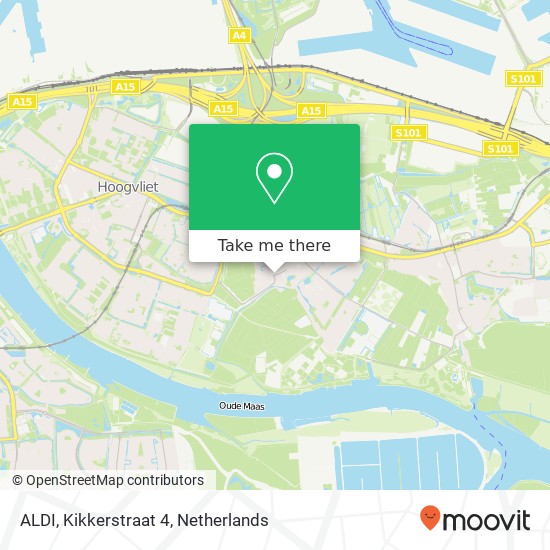 ALDI, Kikkerstraat 4 map