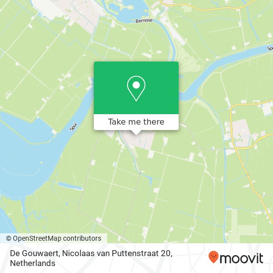 De Gouwaert, Nicolaas van Puttenstraat 20 Karte