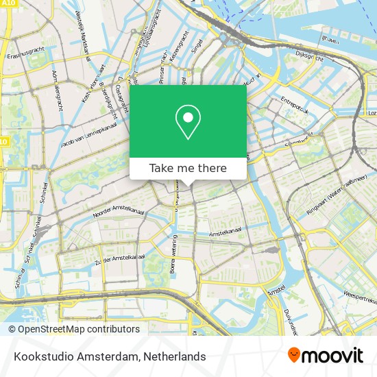 Kookstudio Amsterdam map