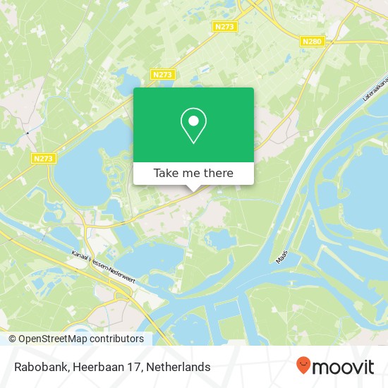 Rabobank, Heerbaan 17 map