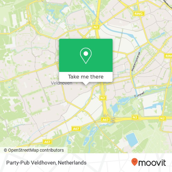 Party-Pub Veldhoven map