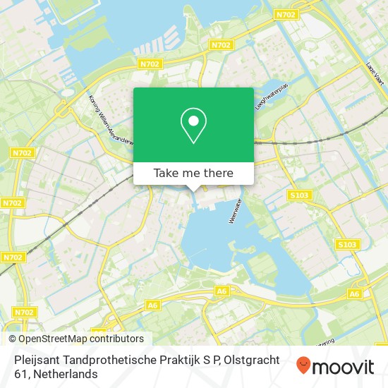 Pleijsant Tandprothetische Praktijk S P, Olstgracht 61 Karte