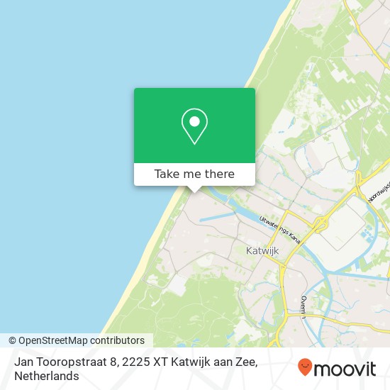 Jan Tooropstraat 8, 2225 XT Katwijk aan Zee map